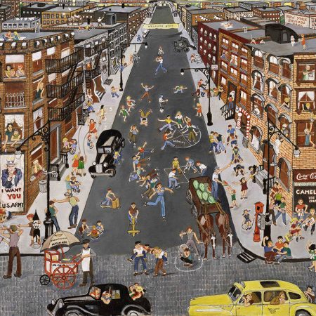 Tenement Life and Games - New York City 1945 by Demerah Campbell 2004
