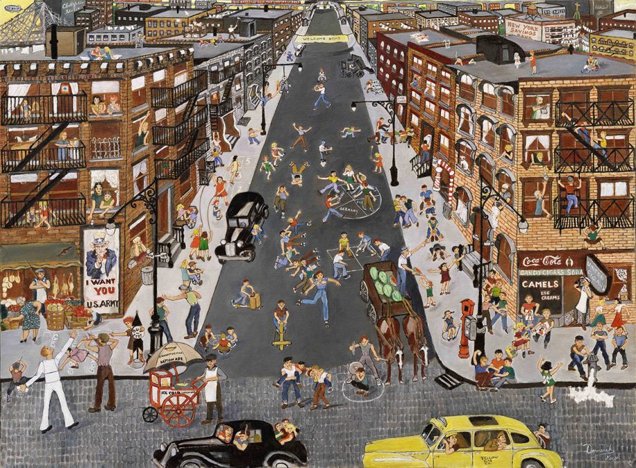 Tenement Life and Games - New York City 1945 by Demerah Campbell 2004